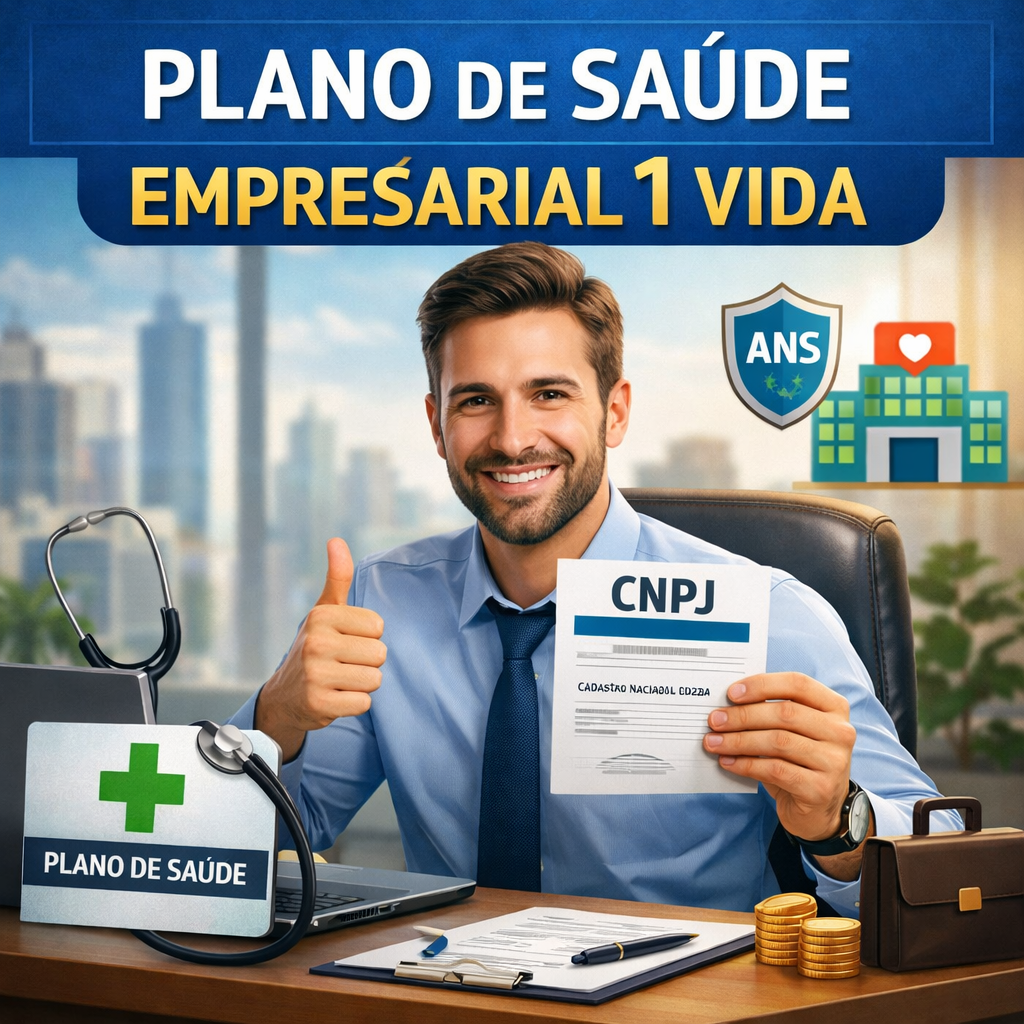 Plano de saúde empresarial 1 vida.