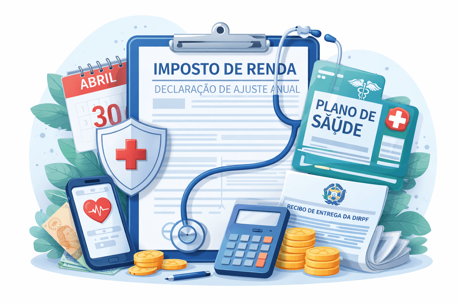 Declarar plano de saúde no imposto de renda.